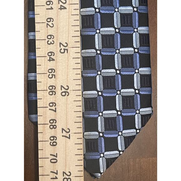 Cherskin Blue Gray 100% Polyester Men’s Neck Tie Made In China - Picture 5 of 9